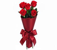 Букет 5 Красных роз Эдлесс Лав в Красные Баки