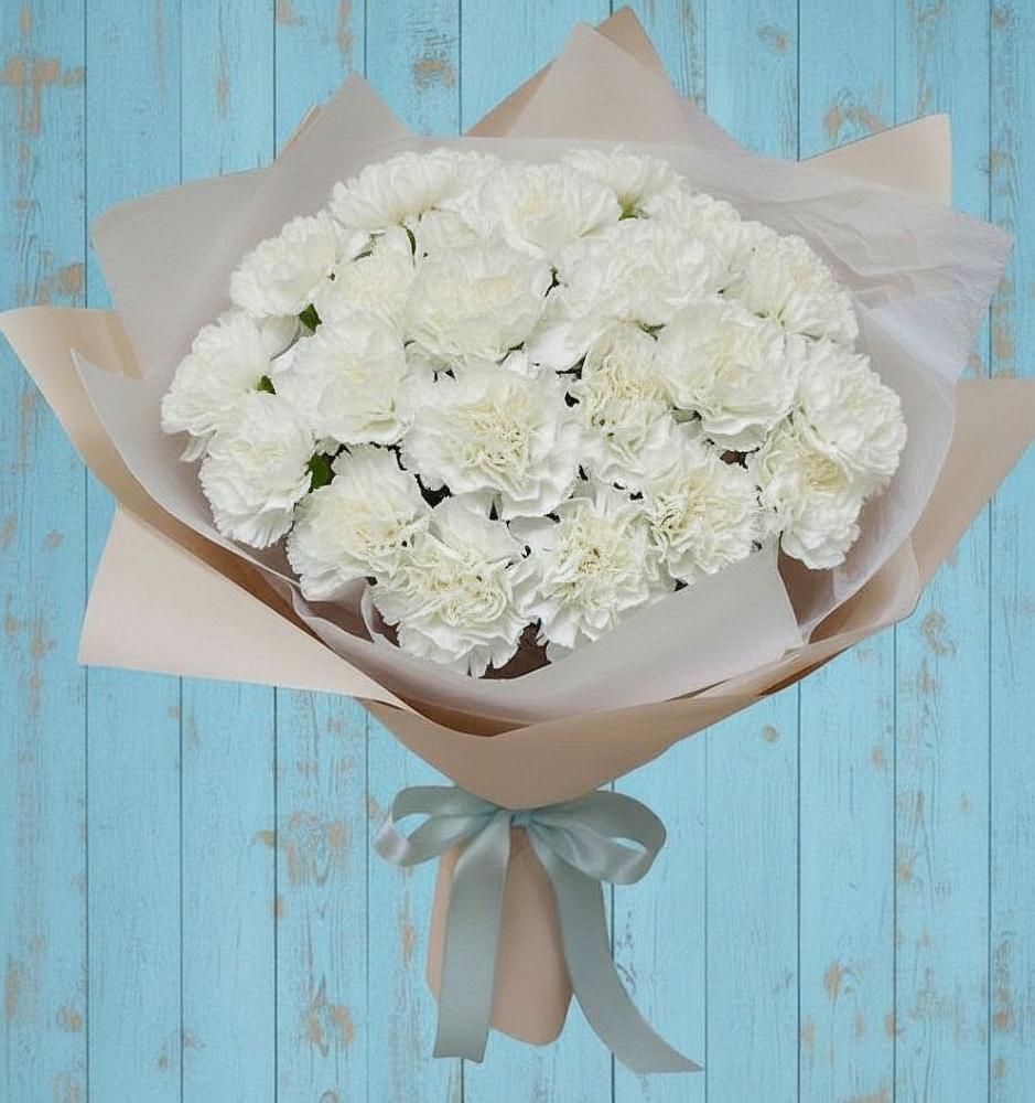 Букет цветов из: Гвоздики в Красные Баки