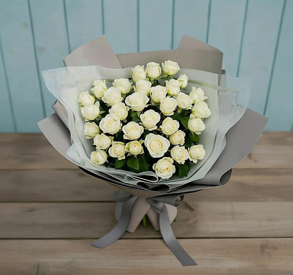 Букет Белоснежная нежность в Красные Баки