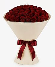 Букет 101 Бордовая роза Блэк Бакарра в Красные Баки