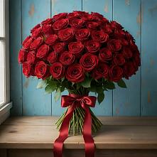 Букет Красные розы Блэк Меджик в Красные Баки