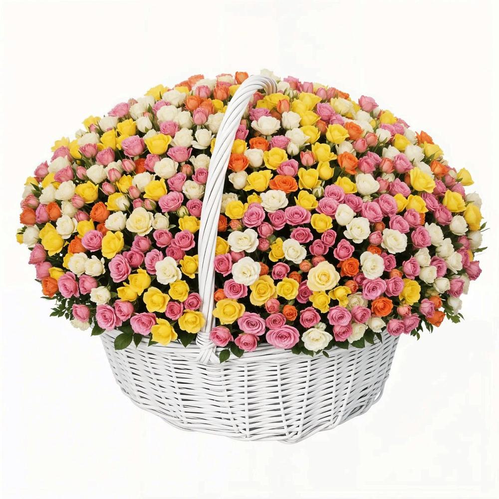 Премиум букет из: Розы в Красные Баки