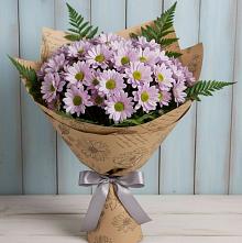 Букет цветов из:  Хризантемы #REPLACE_PRED# Красные Баки