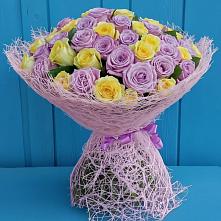 Букет 101 Волшебный Миг в Красные Баки