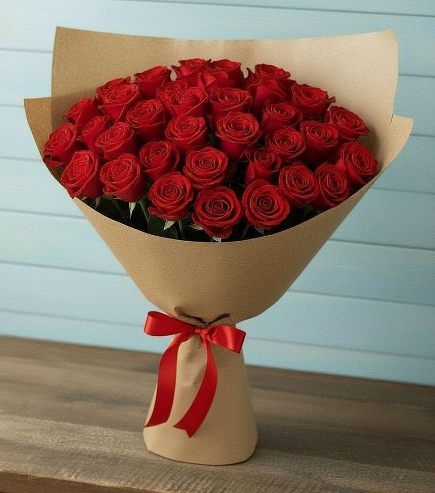 Букет Красные розы Милано в Красные Баки