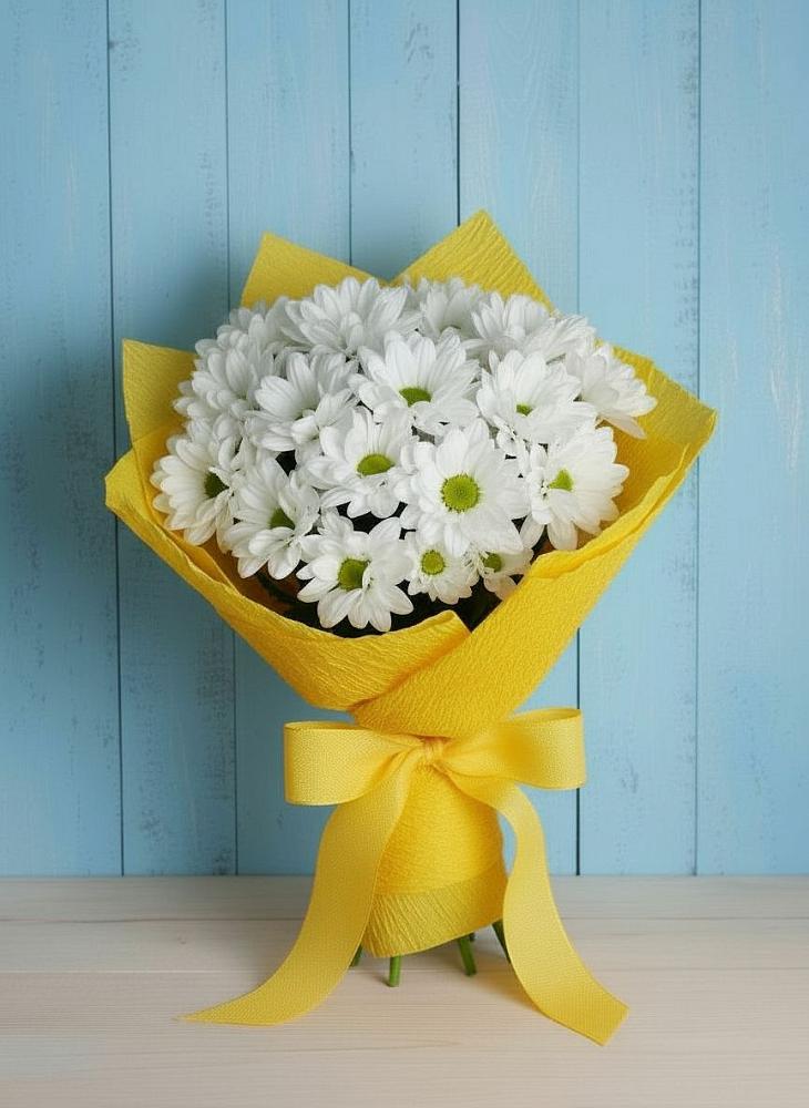 Букет цветов из: Хризантемы в Красные Баки