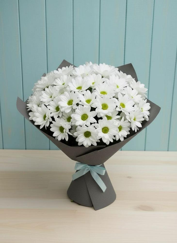 Букет цветов из: Хризантемы в Красные Баки