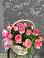 Цветочная композиция из Розы в корзине в Красные Баки
