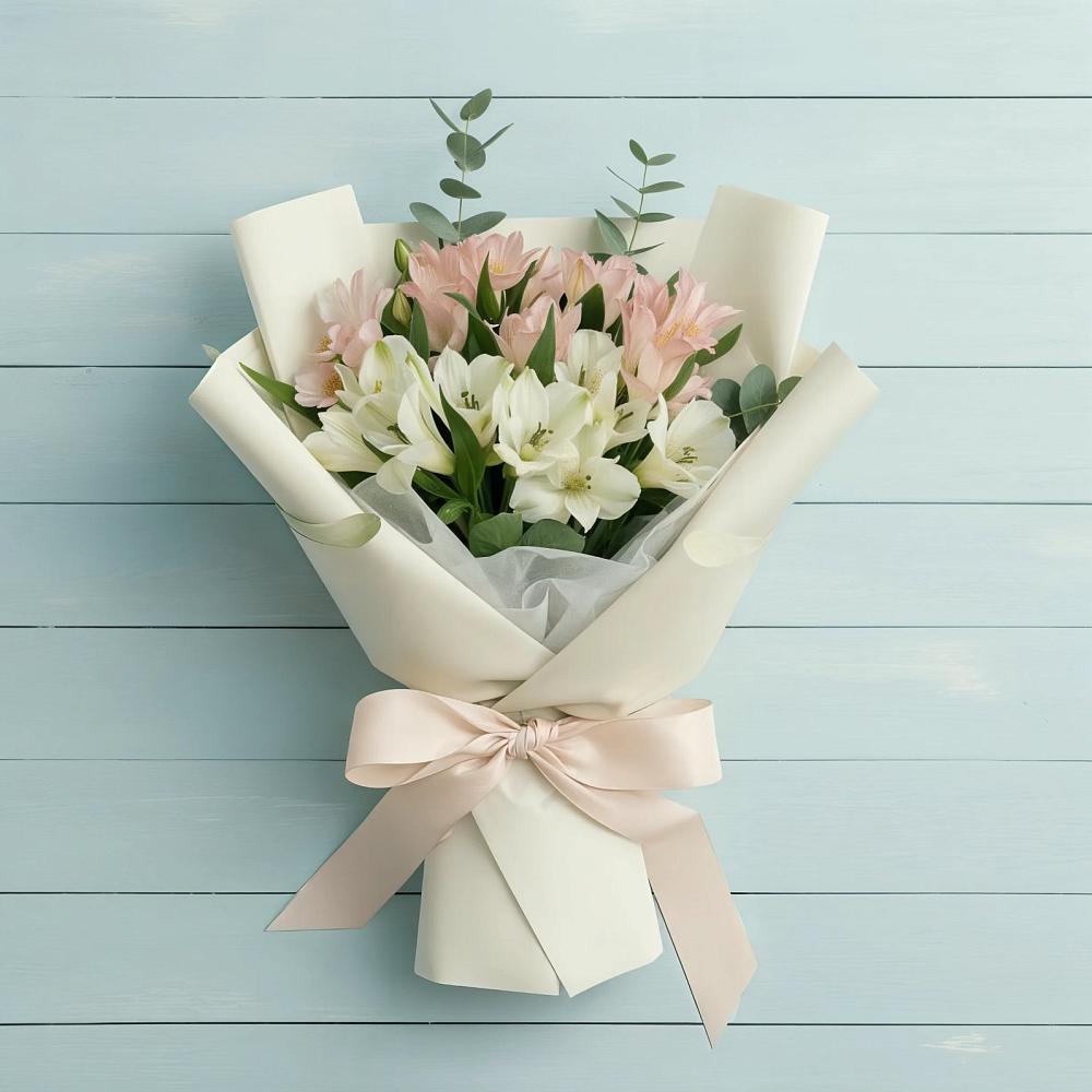 Букет цветов из: Альстромерии в Красные Баки