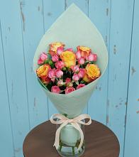 Букет цветов из:  Розы #REPLACE_PRED# Красные Баки