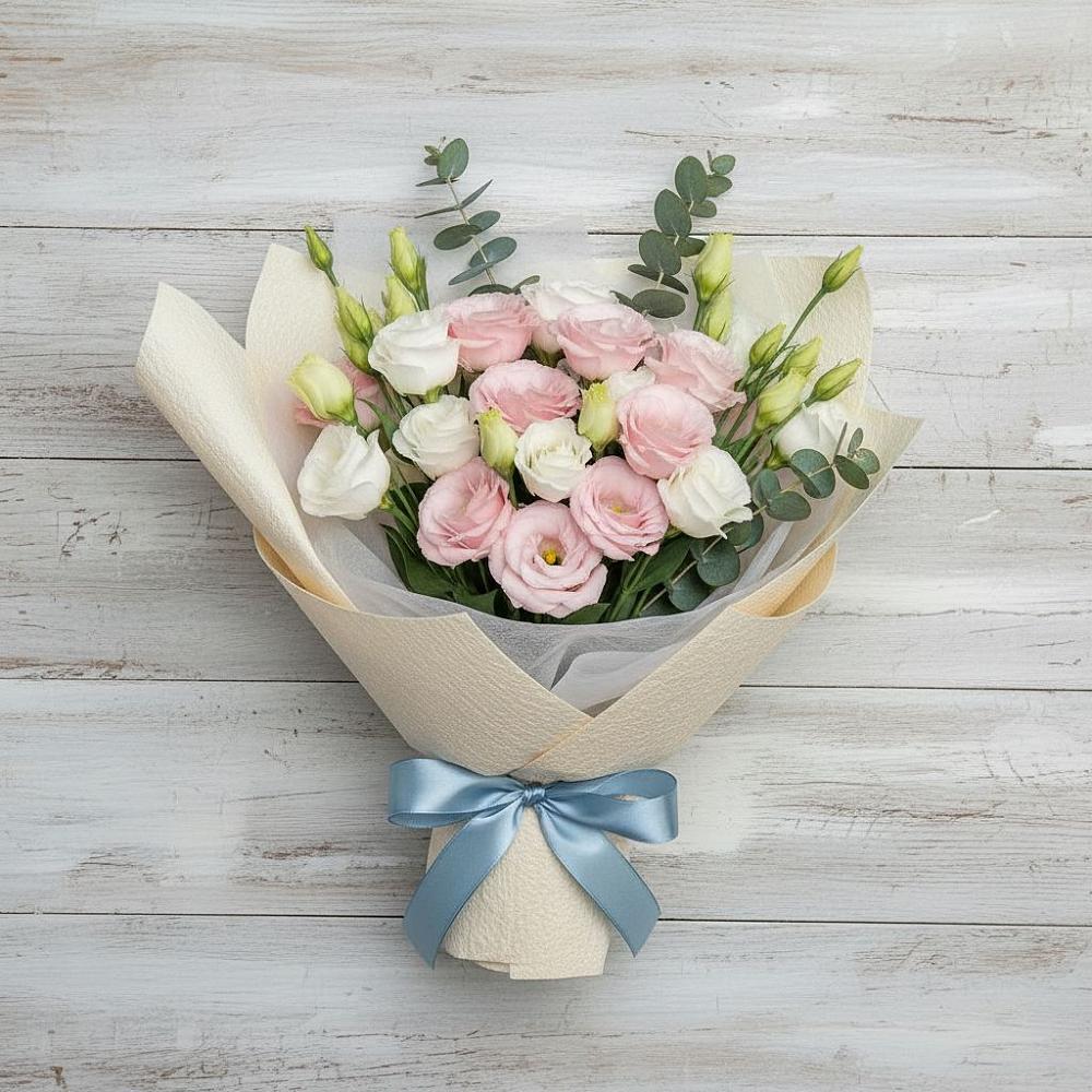 Букет цветов из: Лизиантусы в Красные Баки